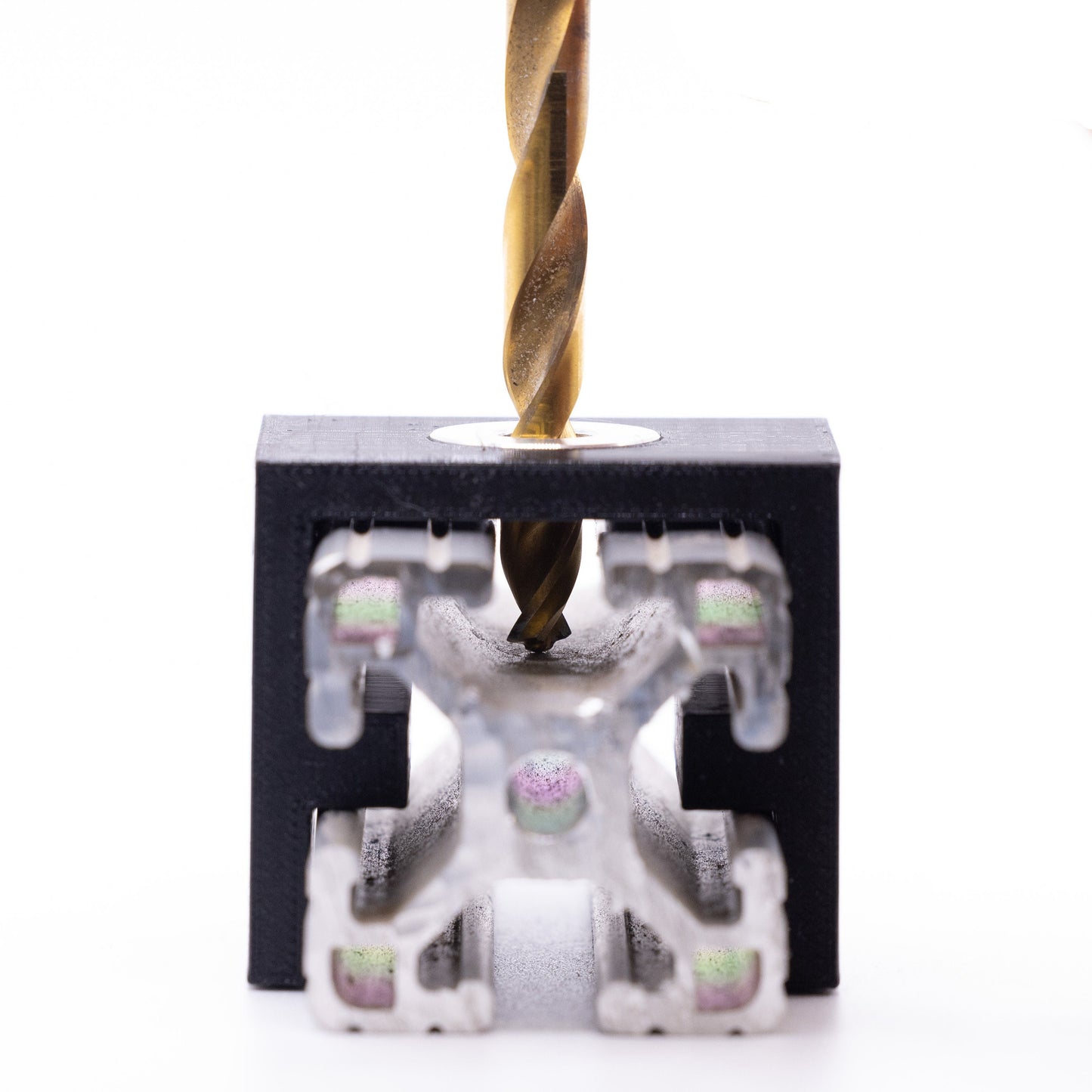 80/20 1515 1.5 Inch Aluminum Extrusion Drilling Jig