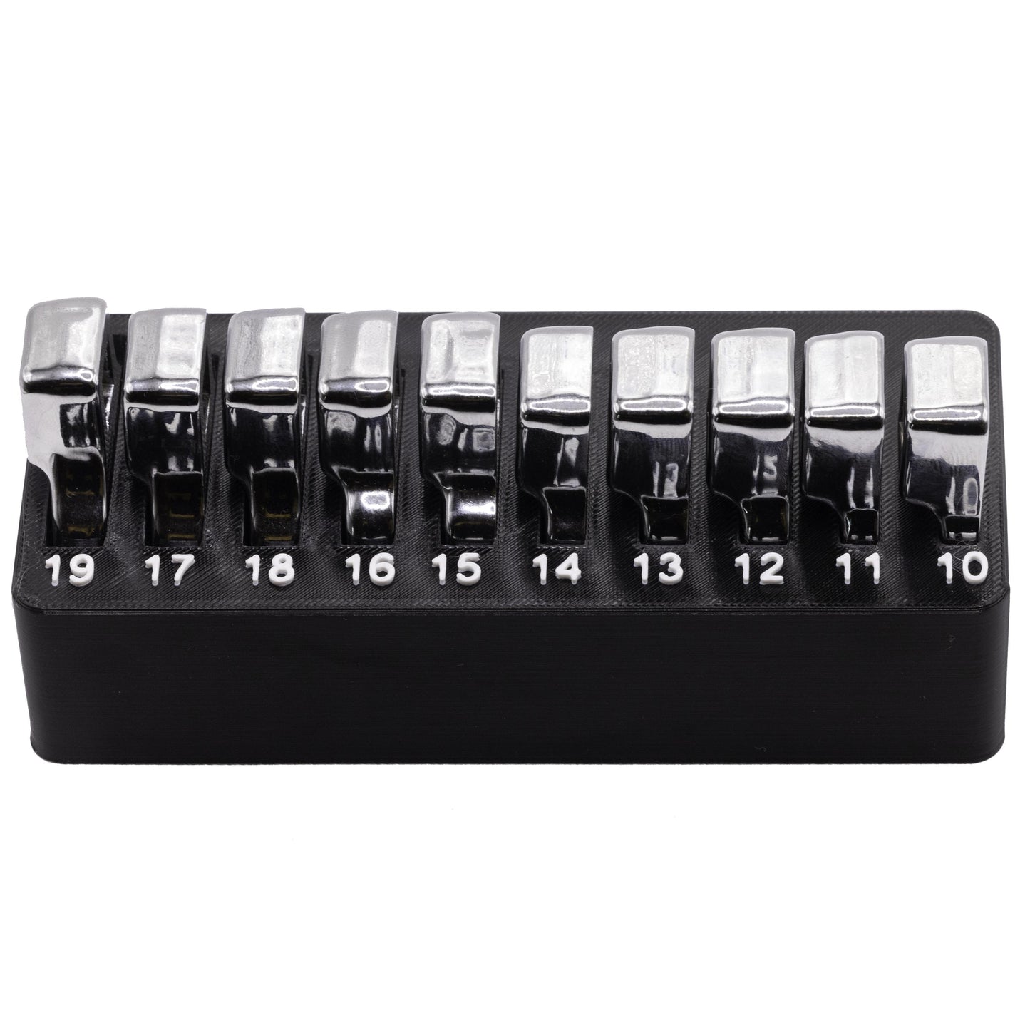 Crowsfoot Wrench Holder Organizer for Icon Metric 3/8 Set Toolbox