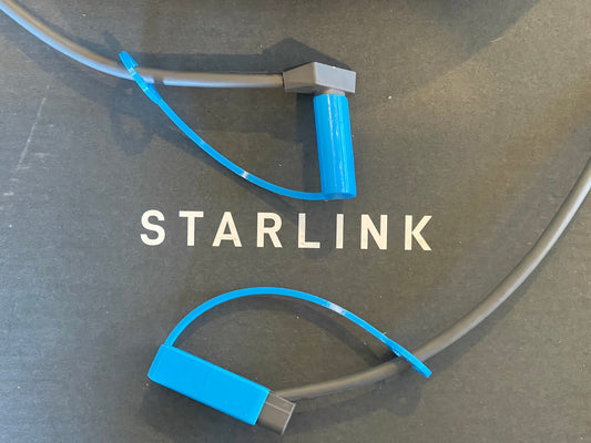 Starlink Cable Plug Protectors Cover With Tether - Free Shipping