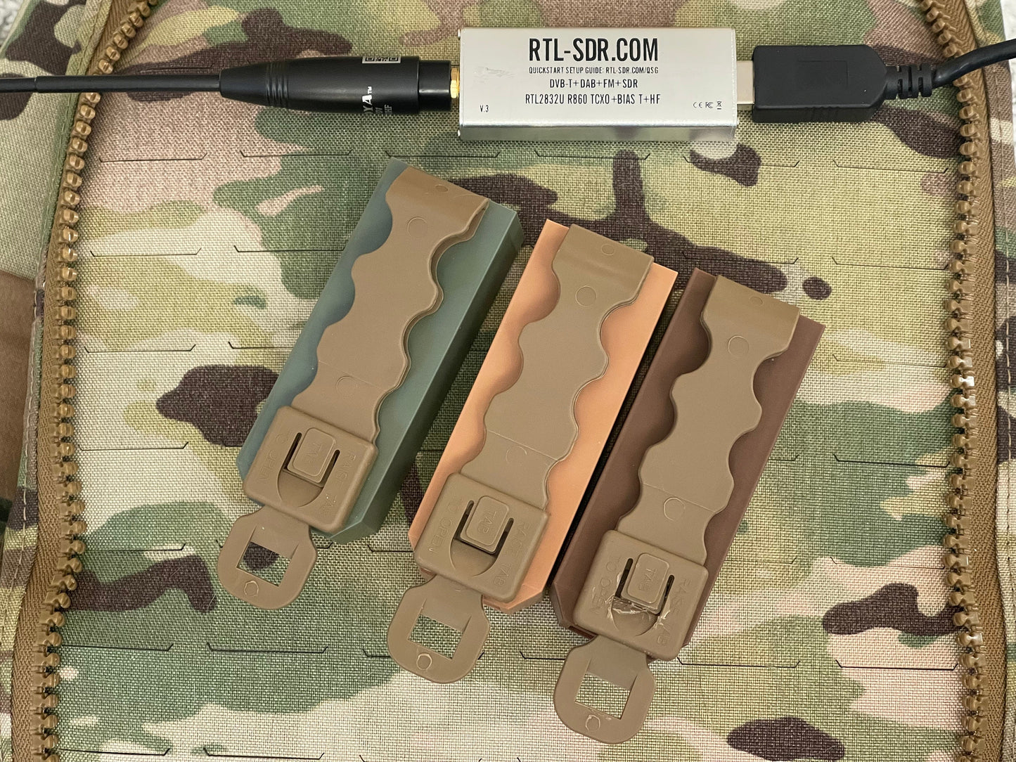 RTL-SDR MOLLE Pouch Case Mount Software Defined Radio Tactical