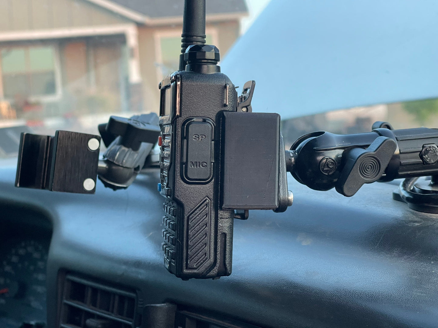 Baofeng UV5R Ram Mount for Car Truck UTV